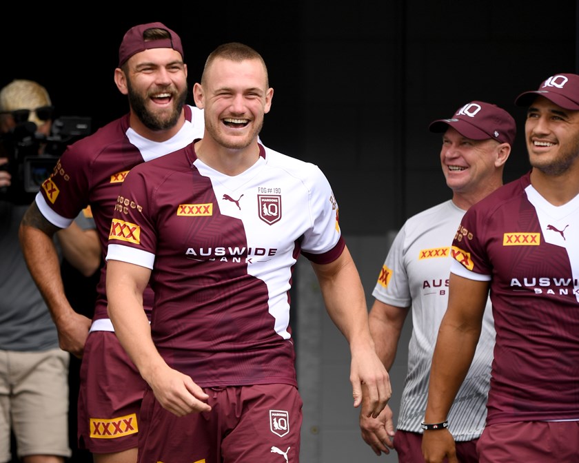 Coen Hess in Origin camp in 2021.