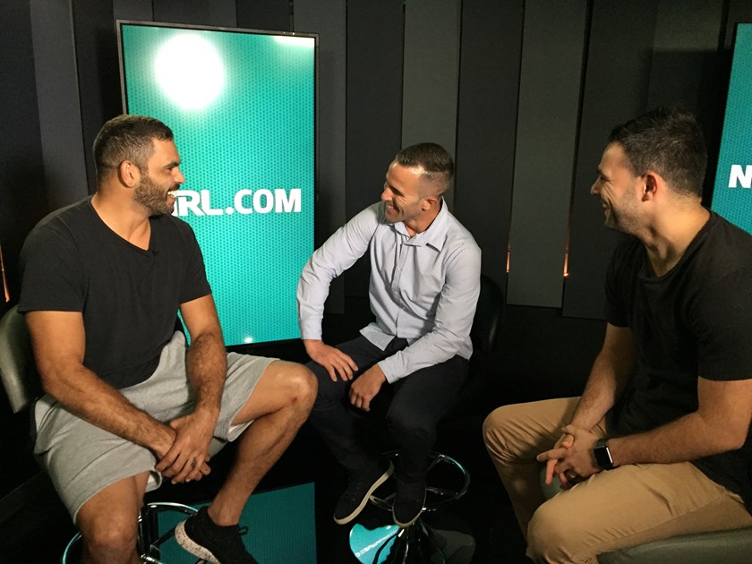Greg Inglis with ljmpta.com's Steve Turner and Michael Chammas.