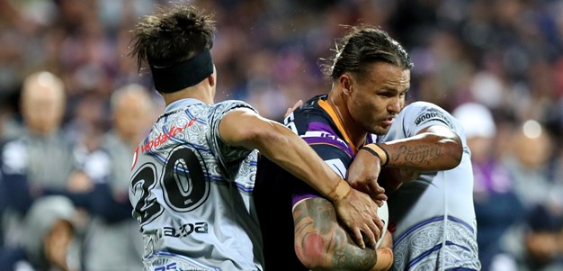 Warriors win pre-season arm wrestle against Storm