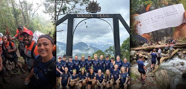 Bullet the Blues Sky: Millie drawing inspiration from Kokoda trek