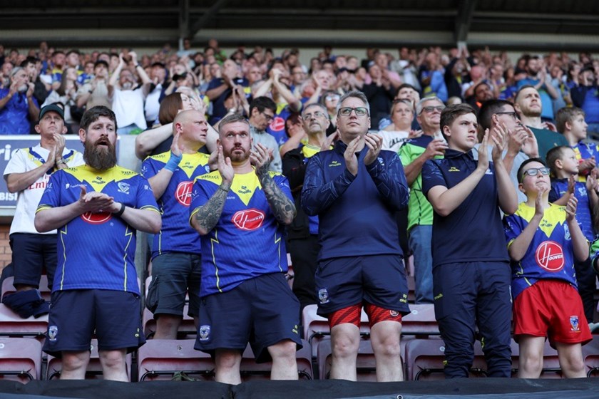 Warrington and Wigan fans have snapped up almost 4000 tickets for Vegas