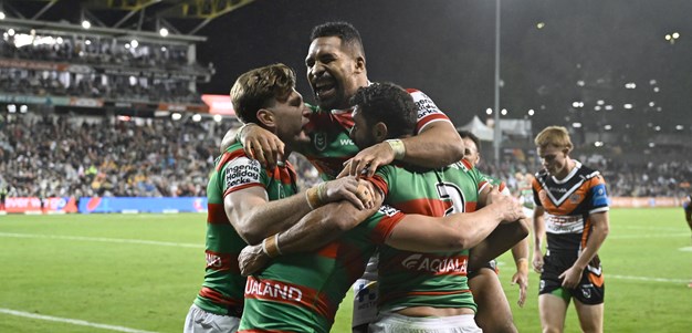 As it happened: Rabbitohs edge Wests Tigers; Dragons delight; Raiders rebound