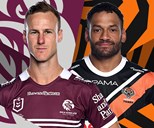 Sea Eagles v Wests Tigers: Turbo centre of attention; Luai late out