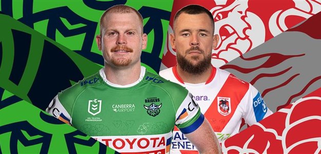 Raiders v Dragons: Smithies to start; More changes for injury-hit Dragons