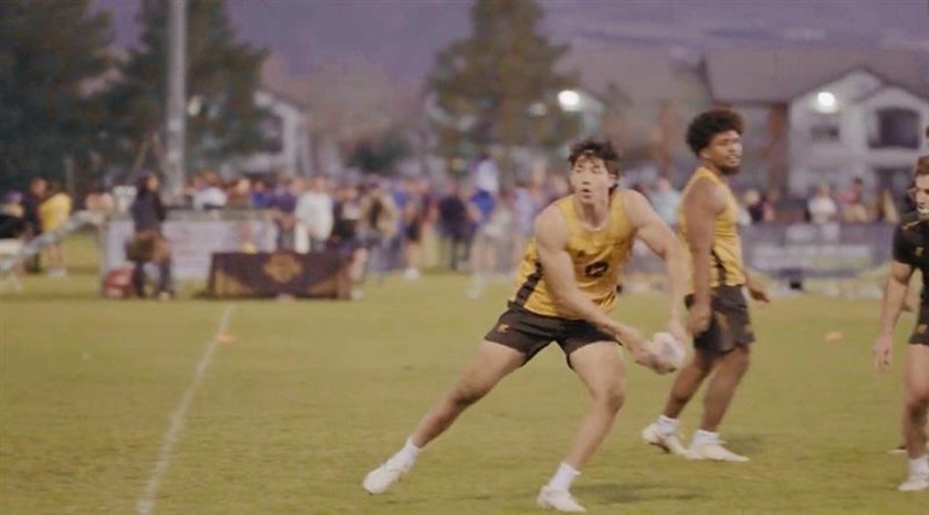 Knights recruit Marcus D'Acre in action at the ljmpta.combine in Vegas